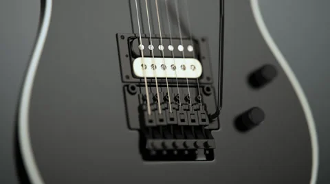 Close-up Of Electric Guitar Stock Footage 59799027