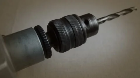 Close up electric hand drill Stock Footage 64231861