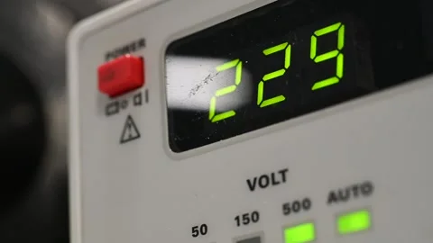 Close up of an electric power meter reading Stock Footage 331882248