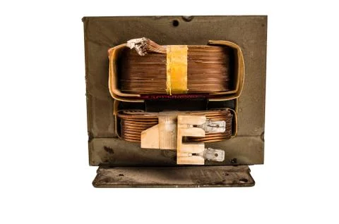 Close up of an electric system on white background, in a white background Photos