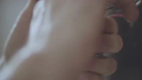 Close up of electric wiring Stock Footage 144292911