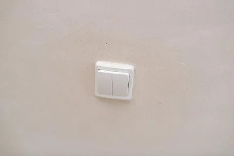 Close up of electrical socket - electricity repair or renovation concept. Wal 스톡 사진