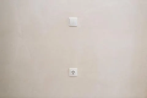 Close up of electrical socket - electricity repair or renovation concept. Wal Фото