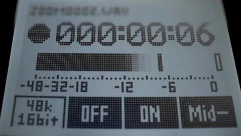 Close-up of an electrical tester screen showing measurement data and t Stock-Footage 326182474