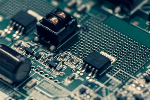 Close-up of electronic board Stock Photos
