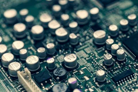 Close-up of electronic board Stock Photos