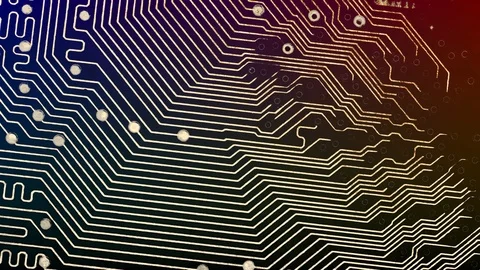 Close-up electronic circuit board Video stock 103649169