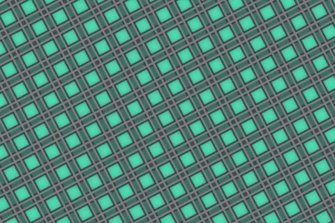 Close-up of electronic circuit board with green components Stockillustratie