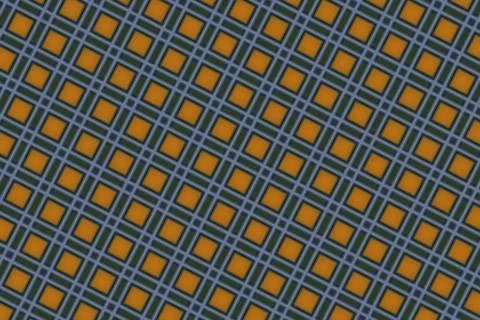 Close-up of electronic circuit board with orange and gray colors Stock Illustration