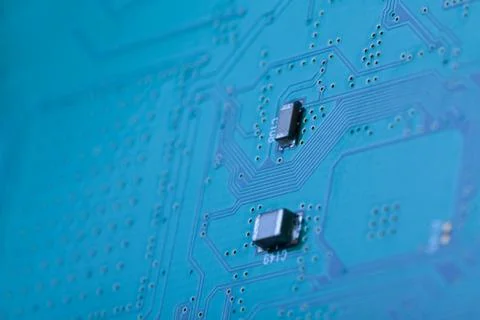 Close-up of electronic circuit board 스톡 사진
