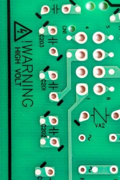 Close up of Electronic Circuits in Technology on  Mainboard Фото