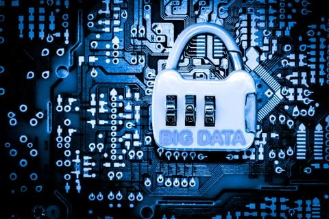 Close up of Electronic Circuits in Technology on  Mainboard Stock Photos