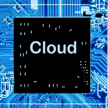 Close up of Electronic Circuits in Technology on  Mainboard Stock-Fotos