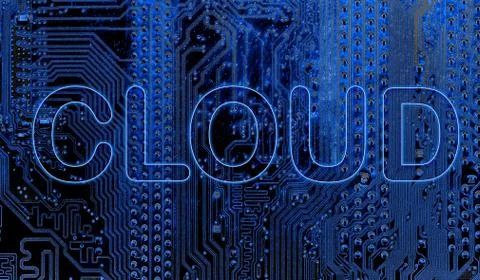 Close up of Electronic Circuits in Technology on  Mainboard Stock-Fotos