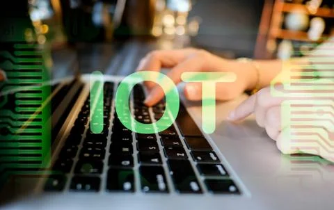 Close up of Electronic Circuits in Technology on  Mainboard Stock Photos