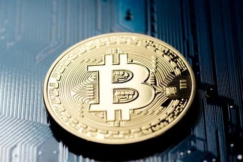 Close up of Electronic Circuits in Technology on  Mainboard Stock Photos