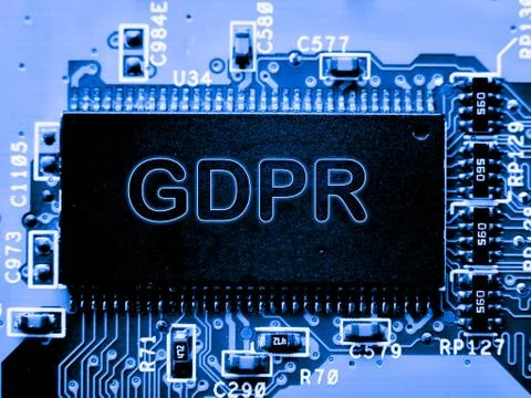 Close up of Electronic Circuits in Technology on  Mainboard Фото