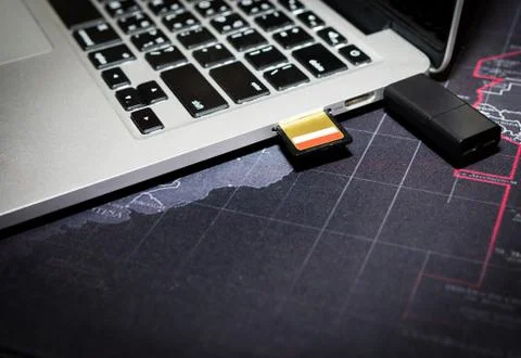 Close up of Electronic Circuits in Technology on  Mainboard Stock Photos