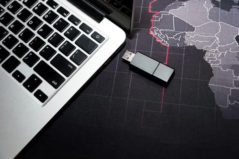 Close up of Electronic Circuits in Technology on  Mainboard 스톡 사진