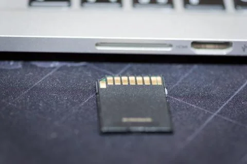 Close up of Electronic Circuits in Technology on  Mainboard Stockfoto's