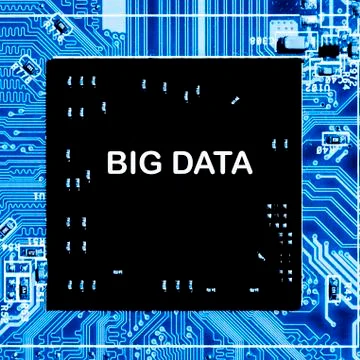 Close up of Electronic Circuits in Technology on  Mainboard Фото