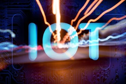 Close up of Electronic Circuits in Technology on  Mainboard Stockfoto's