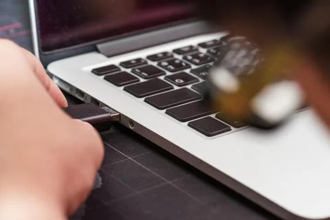 Close up of Electronic Circuits in Technology on  Mainboard Stock Photos