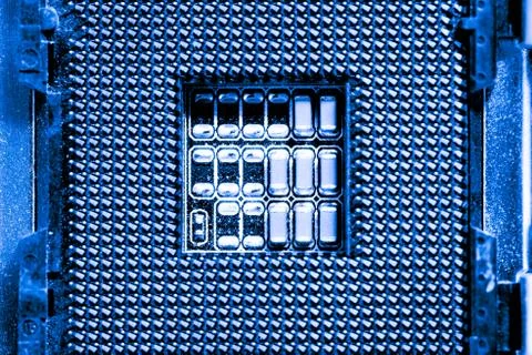 Close up of Electronic Circuits in Technology on  Mainboard Stock-Fotos