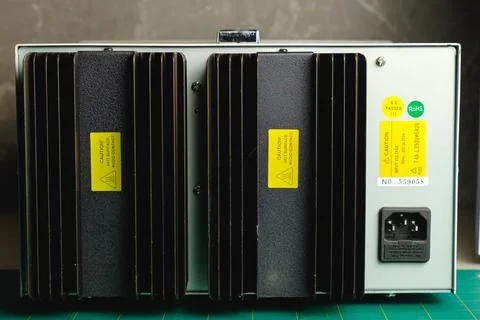 Close-up of electronic device showcasing intricate design elements and details 写真素材