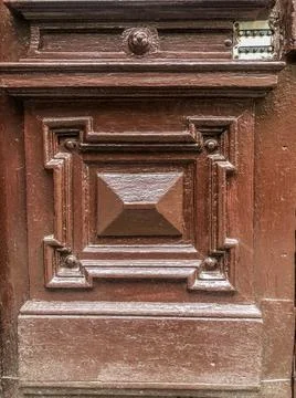 Close-up. element door decor Stock Photos