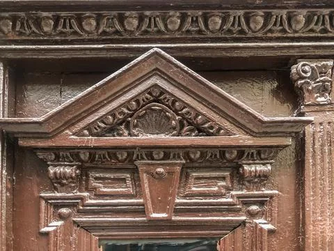 Close-up element door decor 写真素材