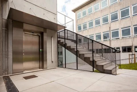 An close elevator Stock Photos