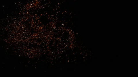 Close Up Embers Particles 9 Stock Footage 149984562