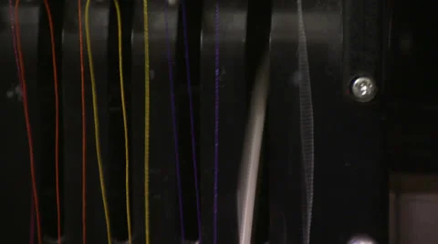 Close up of Embroidery Machine HD VIdeo Stock-Footage 27172803