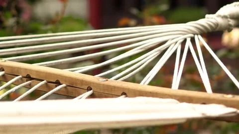 Close Up Of an Empty Hammock Video stock 114667849