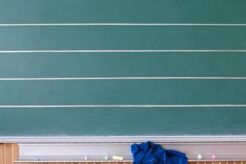 Close up of an empty school chalkboard Stock Photos