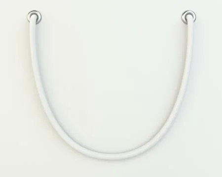 Close-up of empty space package with rope handle Stock Illustration