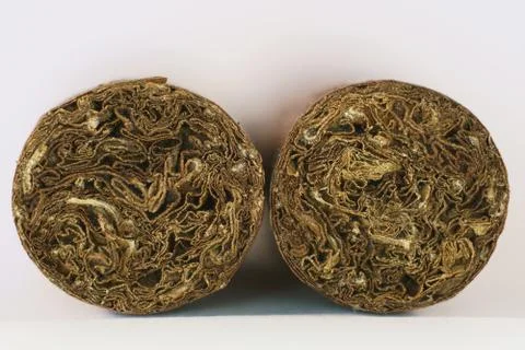 Close up At The end Of Two Cigars Stock Photos