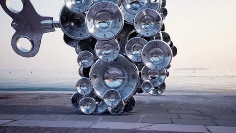 A close up of an engine Video stock 155218734