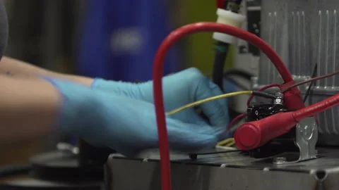 A close up of an engine Stock Footage 155535102