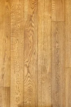 Close-up of engineered oak floorboards. Stock Photos