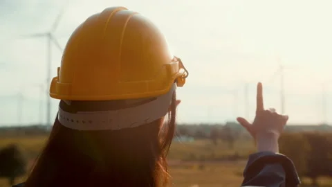 Close up engineering woman hand is touching virtual reality Analytics enginee Stock Footage 208701553