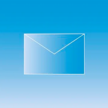 Close envelope thin icon Stock Illustration