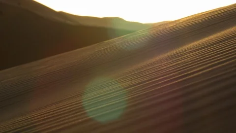 Close up of Erg Chebbi sand dunes Stockbeeldmateriaal 111279210