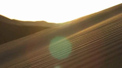 Close up of Erg Chebbi sand dunes Stockbeeldmateriaal 111280260