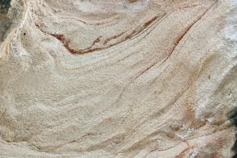 Close up of eroded rock strata with space for copy Stock Photos