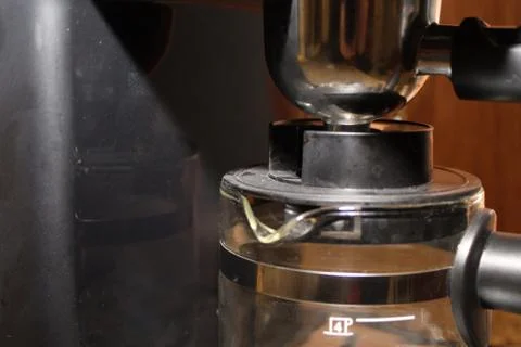 Close up of an espresso machine Stock Photos