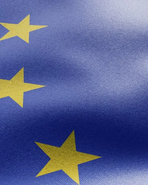 Close-up European flag Video stock 276497576