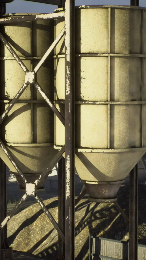 Close examination of patterned cylindrical structures showing shadows Stock Footage 327774900