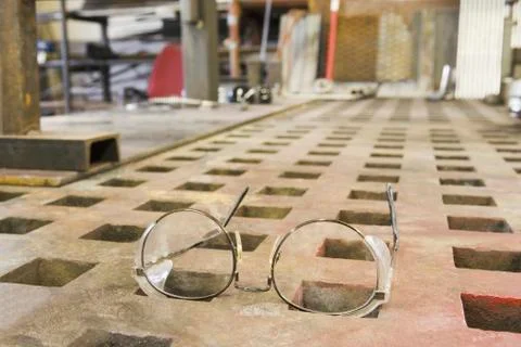 Close-up of eyeglasses Stock Photos